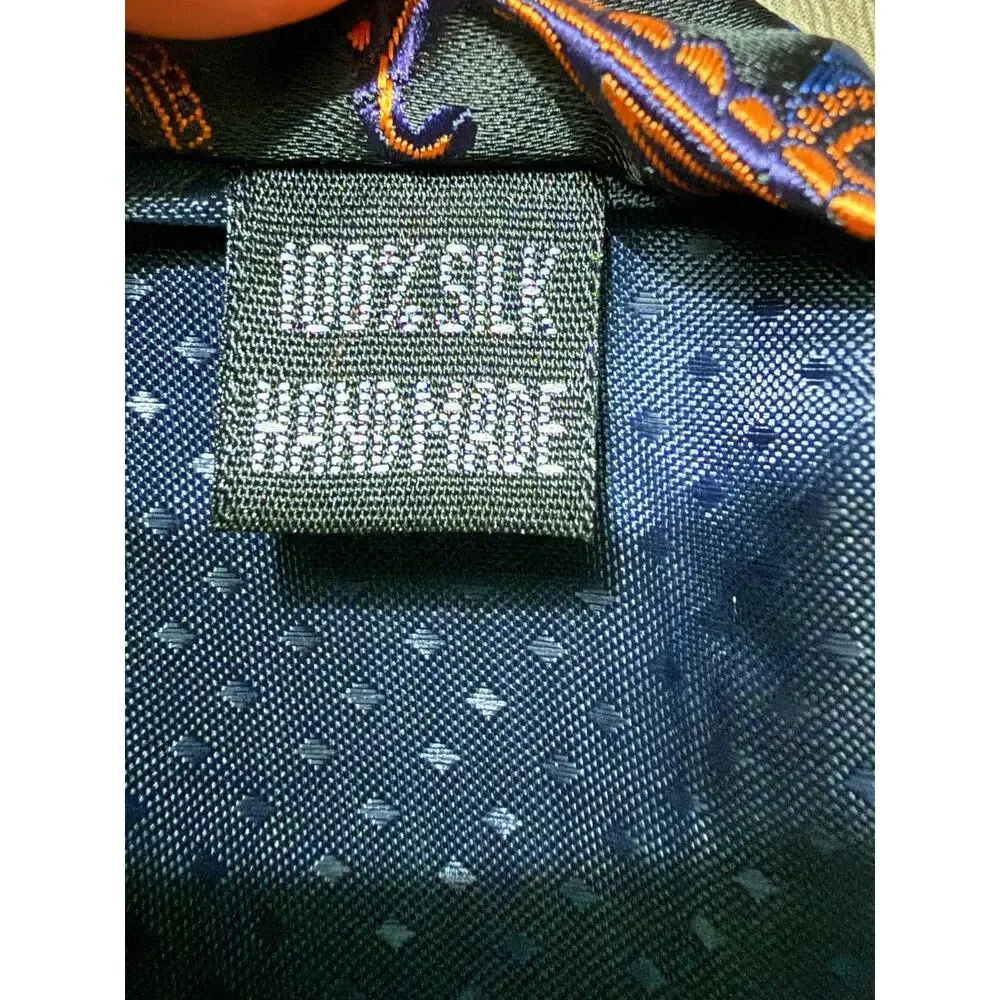 Kailong Hand-Made Paisley Silk Necktie 100% Silk
